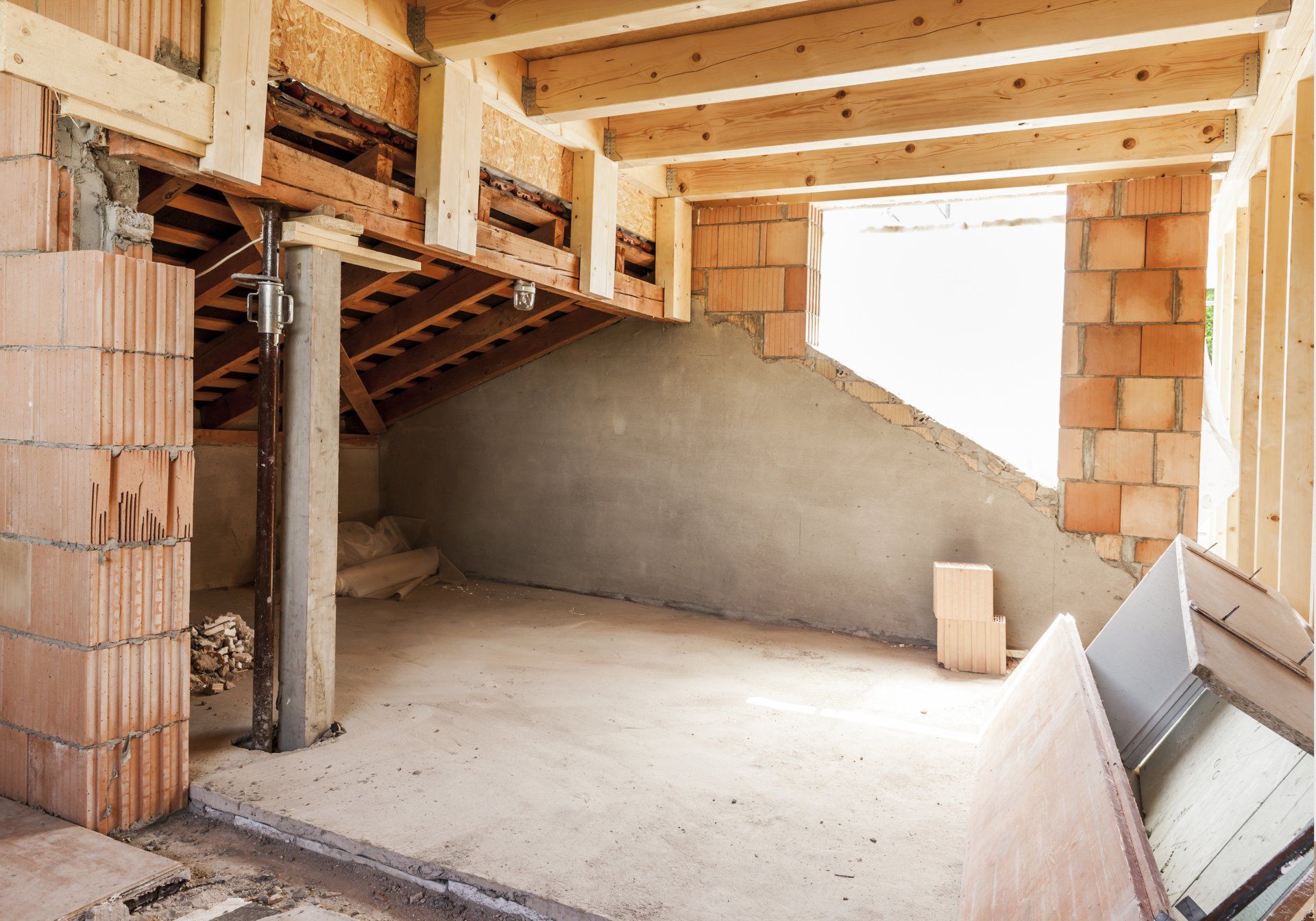 chantier intérieur avant